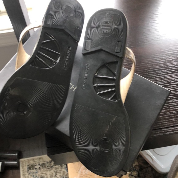 Rachel Zoe S 7 Metallic Anthracite Sandal - Picture 3 of 3